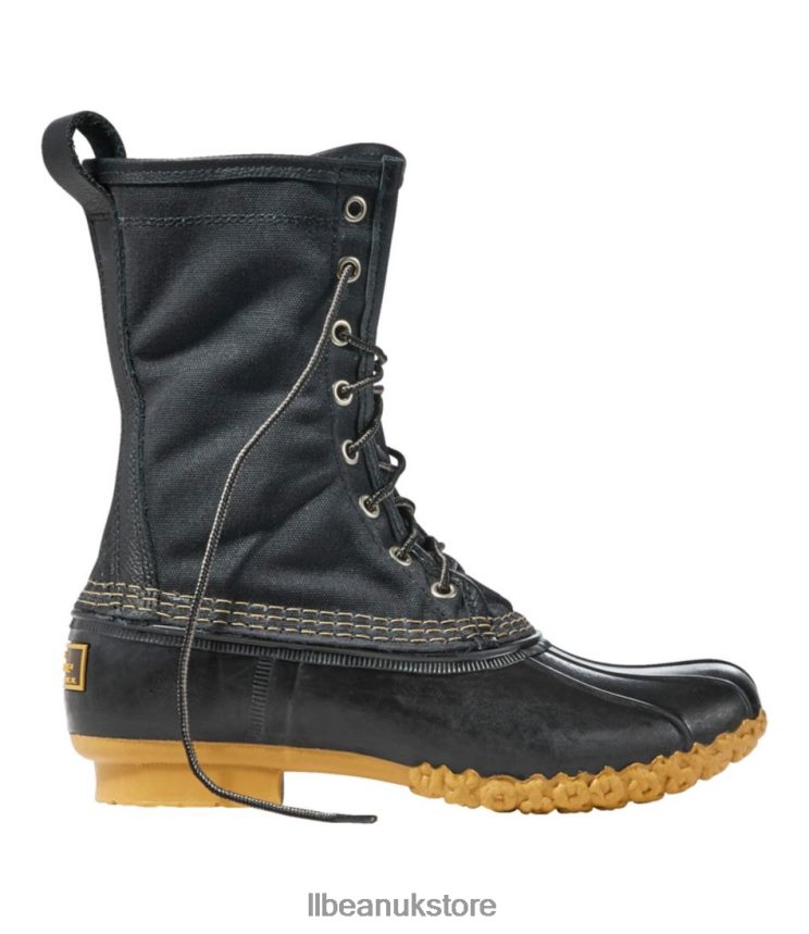 Footwear L.L.Bean Signature Waxed-Canvas Maine Hunting Shoe Black Women 0VRR661195