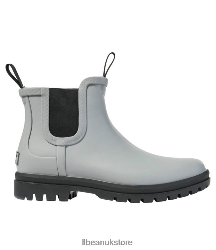 Footwear L.L.Bean Rugged Wellie Chelsea Boots Gray Pebble/Black Women 0VRR663756