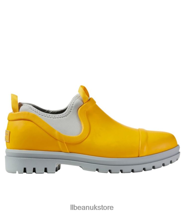 Footwear L.L.Bean Rugged Wellie Shoes Bright Yellow/Gray Pebble Women 0VRR663729