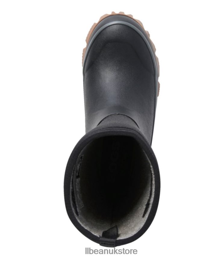 Footwear L.L.Bean Bogs Whiteout Boots Black Women 0VRR661140