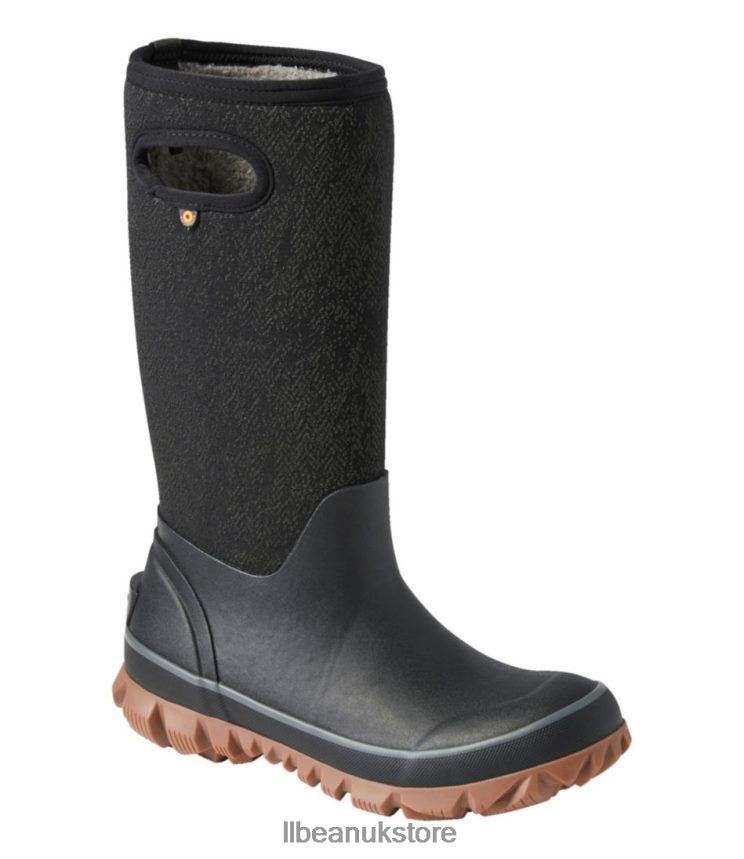 Footwear L.L.Bean Bogs Whiteout Boots Black Women 0VRR661140