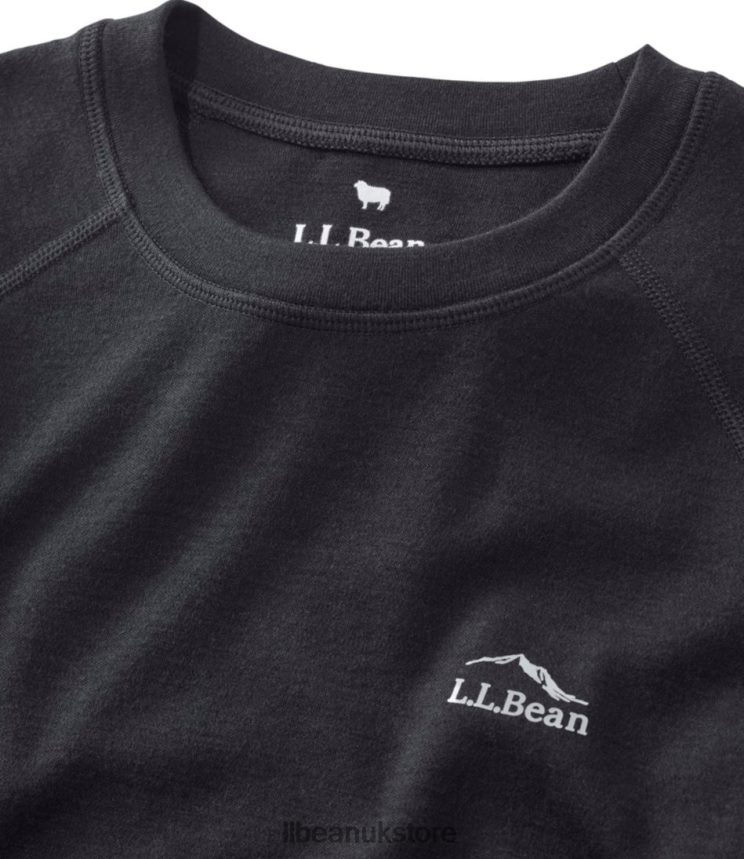 Clothing L.L.Bean Cresta Midweight 250 Crew Top Carbon Navy Women 0VRR663522