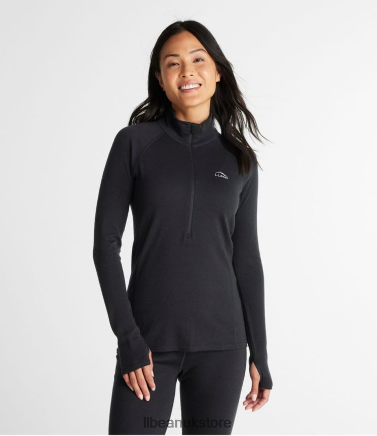 Clothing L.L.Bean Cresta Midweight 250 T-Zip Top Papaya Women 0VRR666650