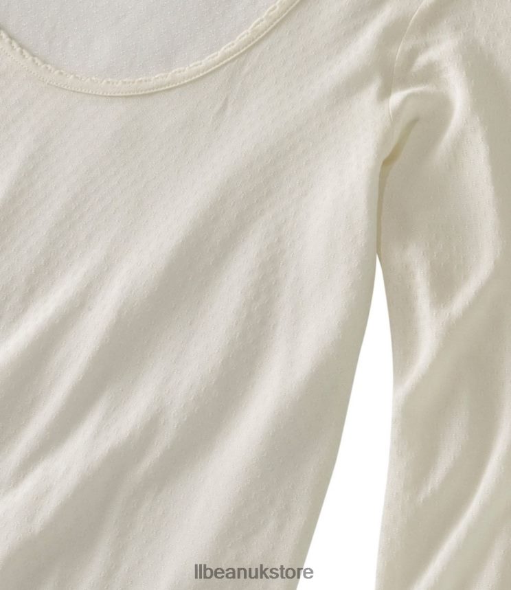 Clothing L.L.Bean Silk Pointelle Spruce Pine Women 0VRR66517