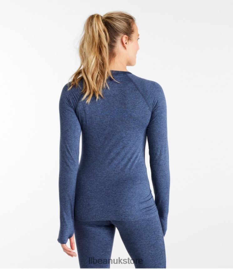Clothing L.L.Bean Simple Soft Base Layer Nautical Navy Heather Women 0VRR66782