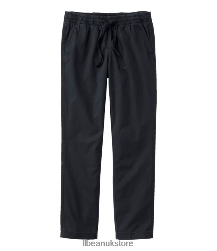 Clothing L.L.Bean Lakewashed Chino Pants Faded Black Women 0VRR667211