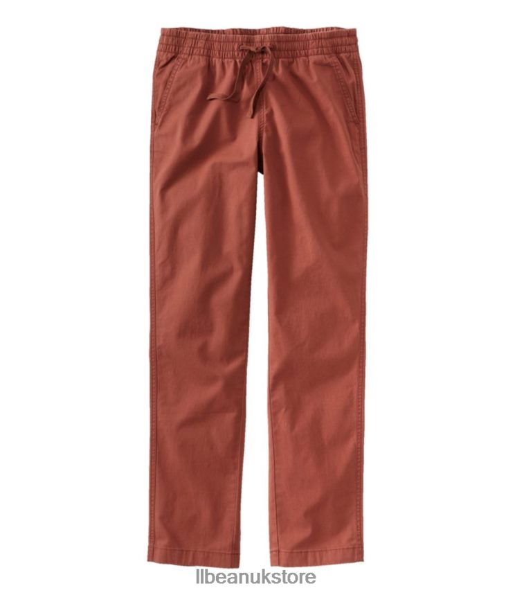 Clothing L.L.Bean Lakewashed Chino Pants Henna Women 0VRR665981