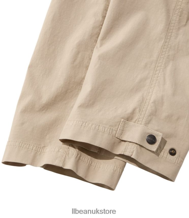 Clothing L.L.Bean Stretch Ripstop Pull-On Capri Pants Sandbar Women 0VRR664708