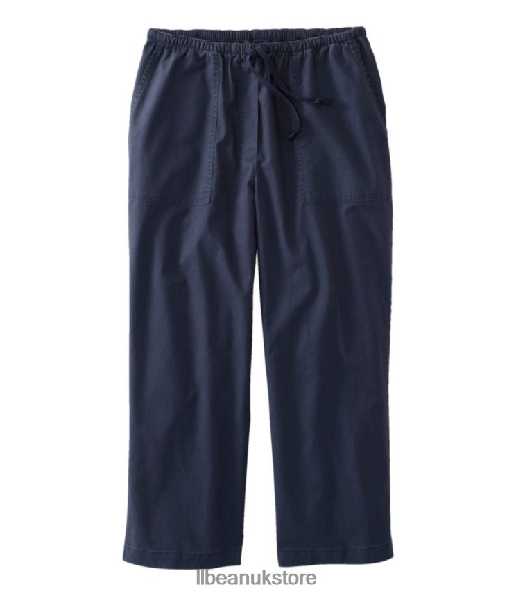 Clothing L.L.Bean Sunwashed Pants Bright Navy Women 0VRR664707