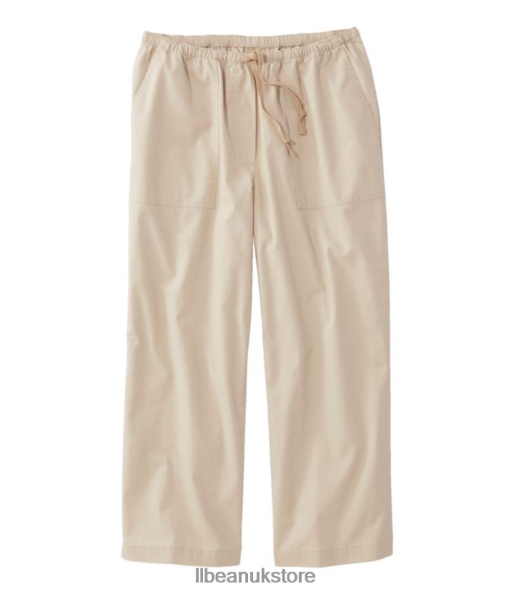 Clothing L.L.Bean Sunwashed Pants Coastal Tan Women 0VRR663094