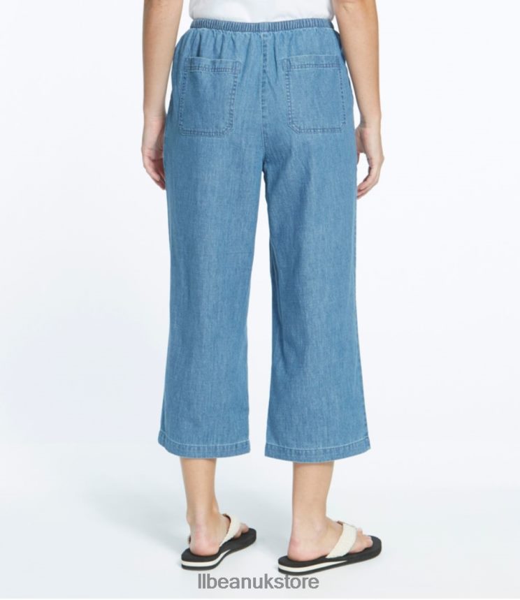 Clothing L.L.Bean Sunwashed Pants Stonewashed Women 0VRR66221