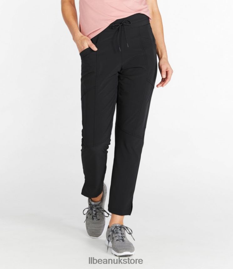 Clothing L.L.Bean VentureStretch Woven Ankle Pants Granite Women 0VRR663235