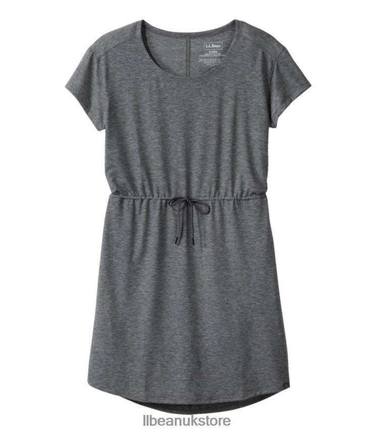 Clothing L.L.Bean Everyday SunSmart Knit Dress Gray Heather Women 0VRR663189