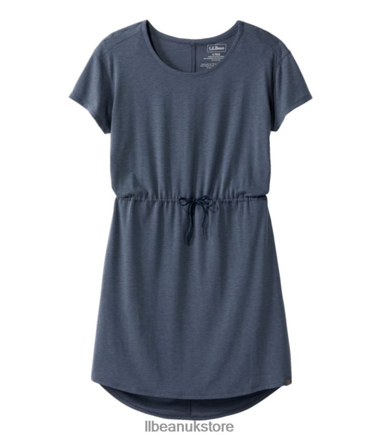 Clothing L.L.Bean Everyday SunSmart Knit Dress Nautical Navy Women 0VRR66302