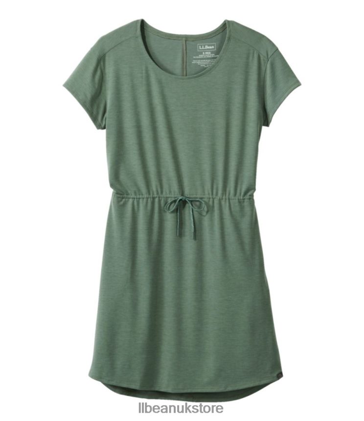 Clothing L.L.Bean Everyday SunSmart Knit Dress Sea Green Women 0VRR664791