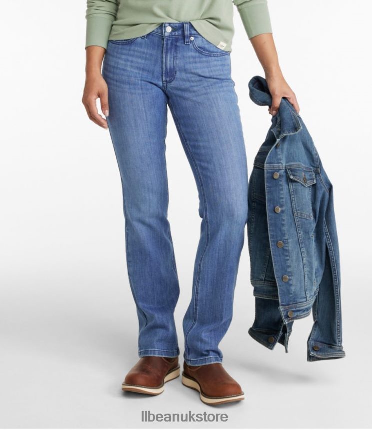 Clothing L.L.Bean BeanFlex Jeans Bright Indigo Women 0VRR663253