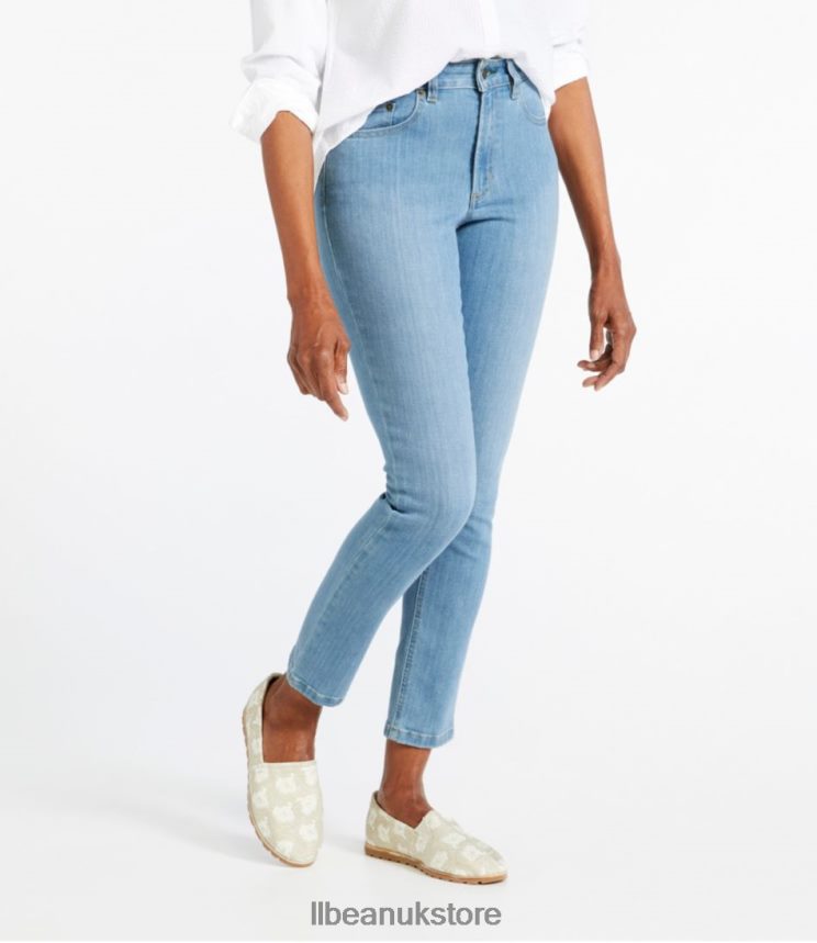 Clothing L.L.Bean BeanFlex Jeans Light Indigo Women 0VRR663279