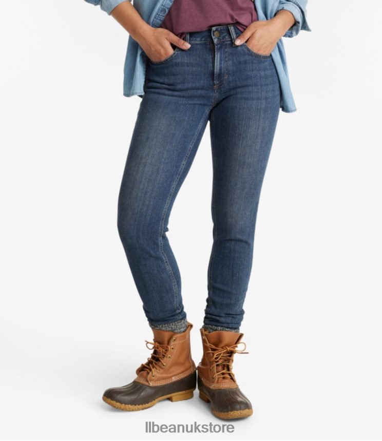 Clothing L.L.Bean BeanFlex Jeans Stonewashed Women 0VRR66364
