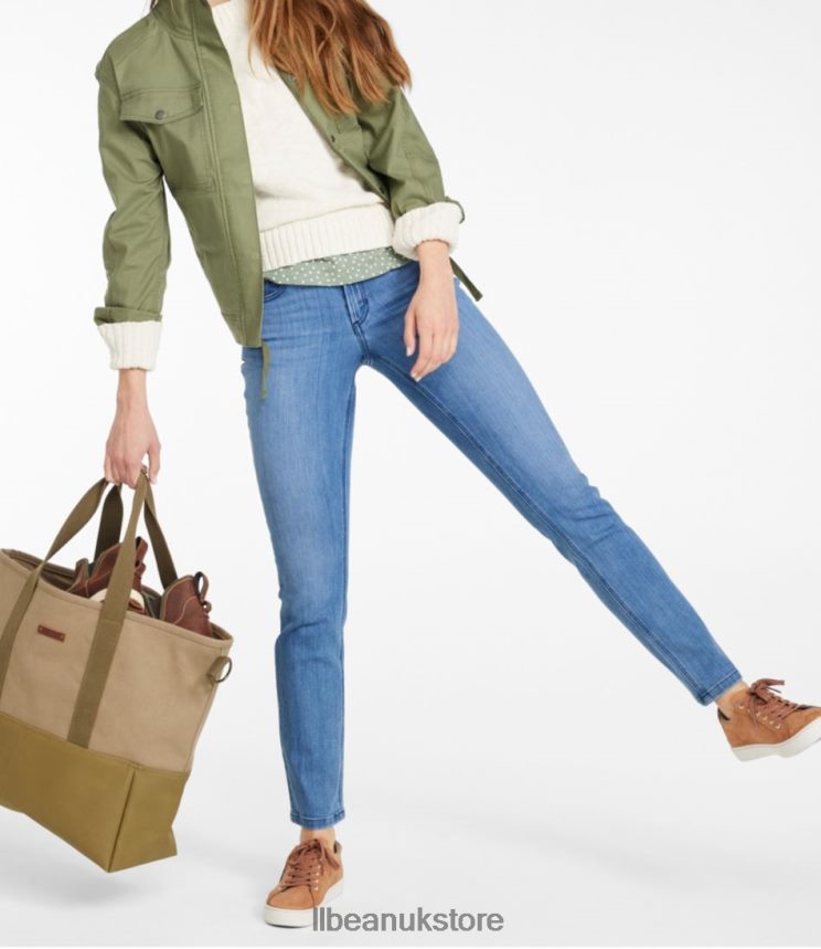 Clothing L.L.Bean BeanFlex Jeans Stonewashed Women 0VRR66364