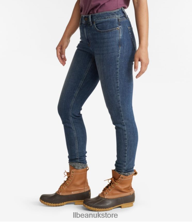 Clothing L.L.Bean BeanFlex Jeans White Women 0VRR663247