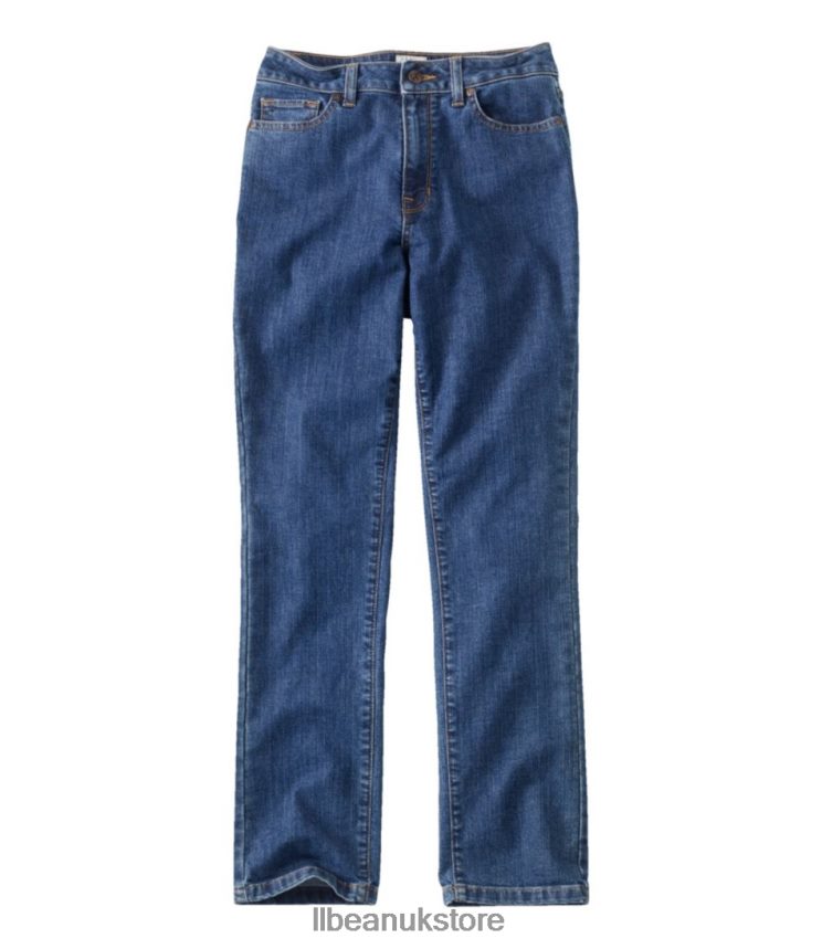 Clothing L.L.Bean True Shape Ankle Jeans Stonewashed Women 0VRR66469