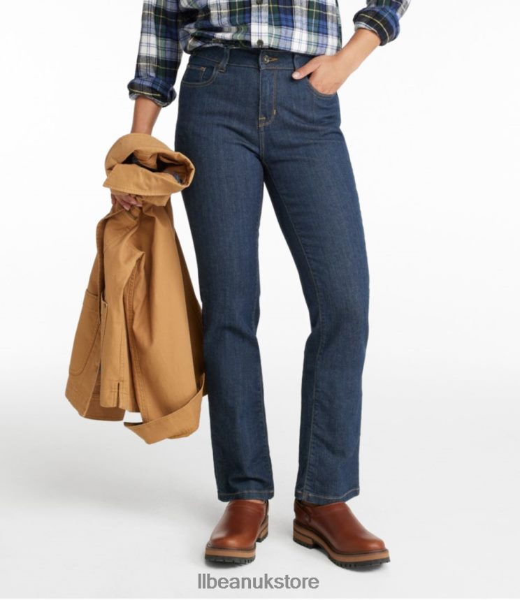 Clothing L.L.Bean True Shape Jeans Rinsed Women 0VRR666900