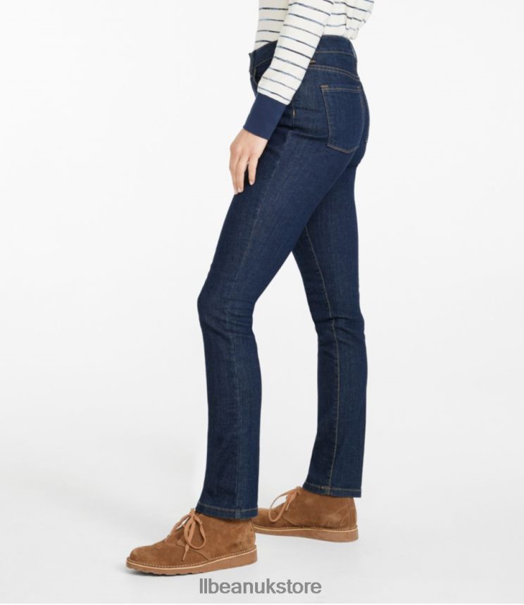 Clothing L.L.Bean True Shape Jeans Rinsed Women 0VRR666963