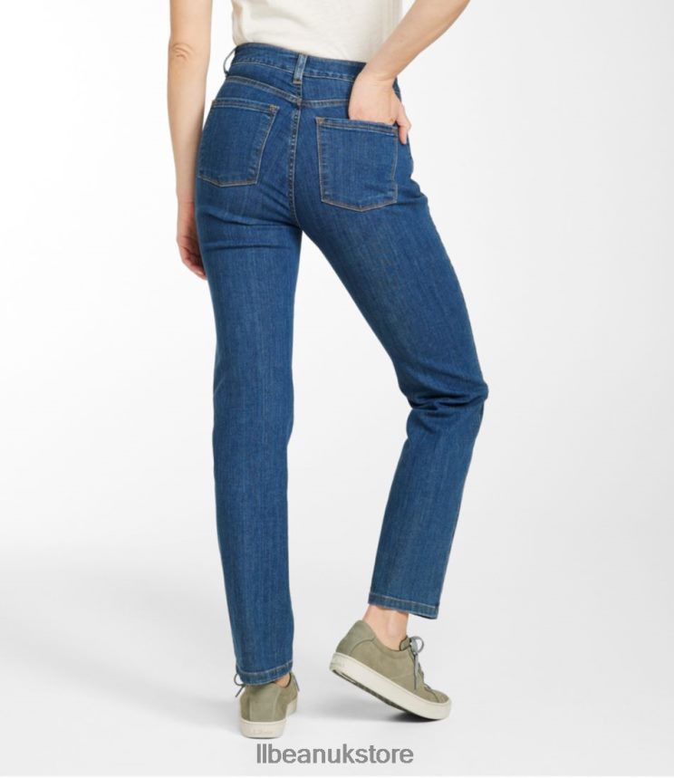Clothing L.L.Bean True Shape Jeans Stonewashed Women 0VRR662983