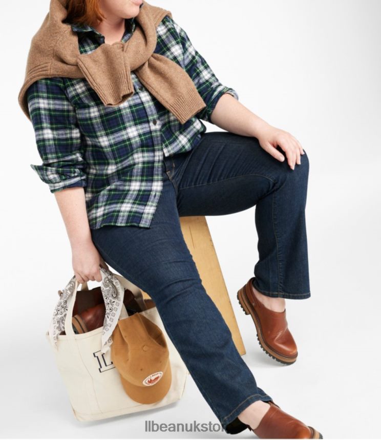 Clothing L.L.Bean True Shape Jeans Stonewashed Women 0VRR662983