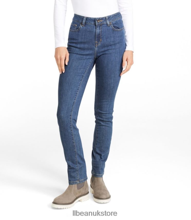 Clothing L.L.Bean True Shape Jeans Stonewashed Women 0VRR663197