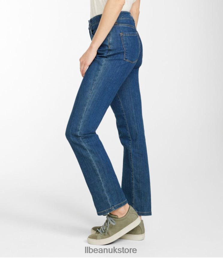 Clothing L.L.Bean True Shape Jeans Washed Indigo Women 0VRR6659