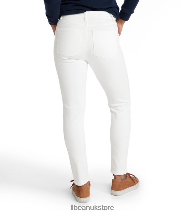 Clothing L.L.Bean True Shape Jeans White Women 0VRR66375
