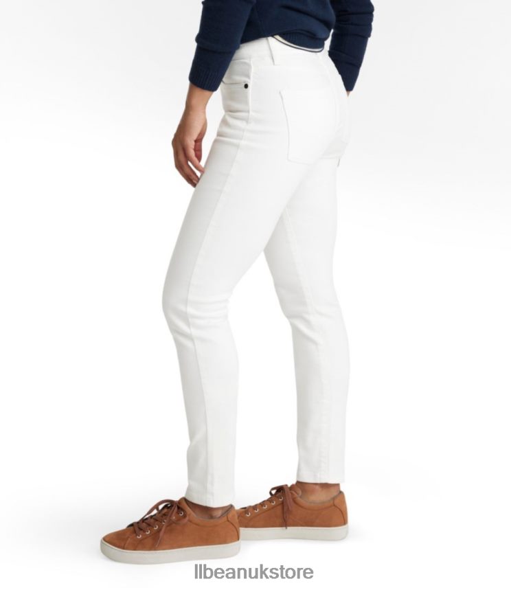 Clothing L.L.Bean True Shape Jeans White Women 0VRR66375
