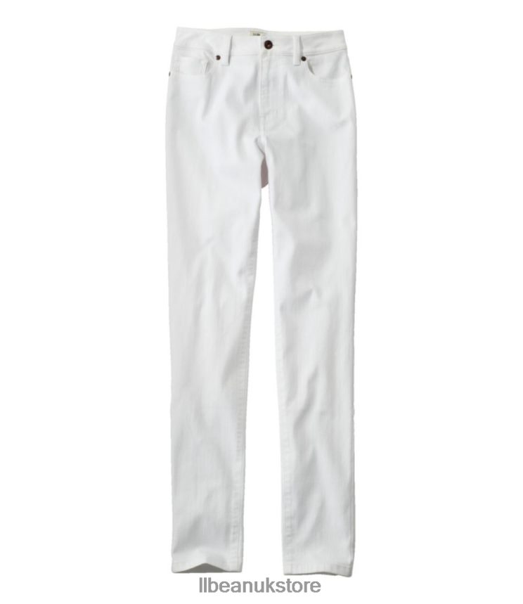 Clothing L.L.Bean True Shape Jeans White Women 0VRR66375