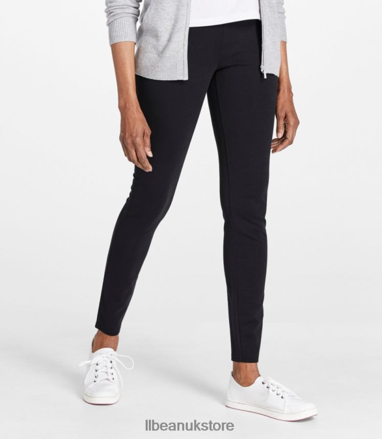Clothing L.L.Bean Essential High-Waist Leggings Dark Black Women 0VRR663242