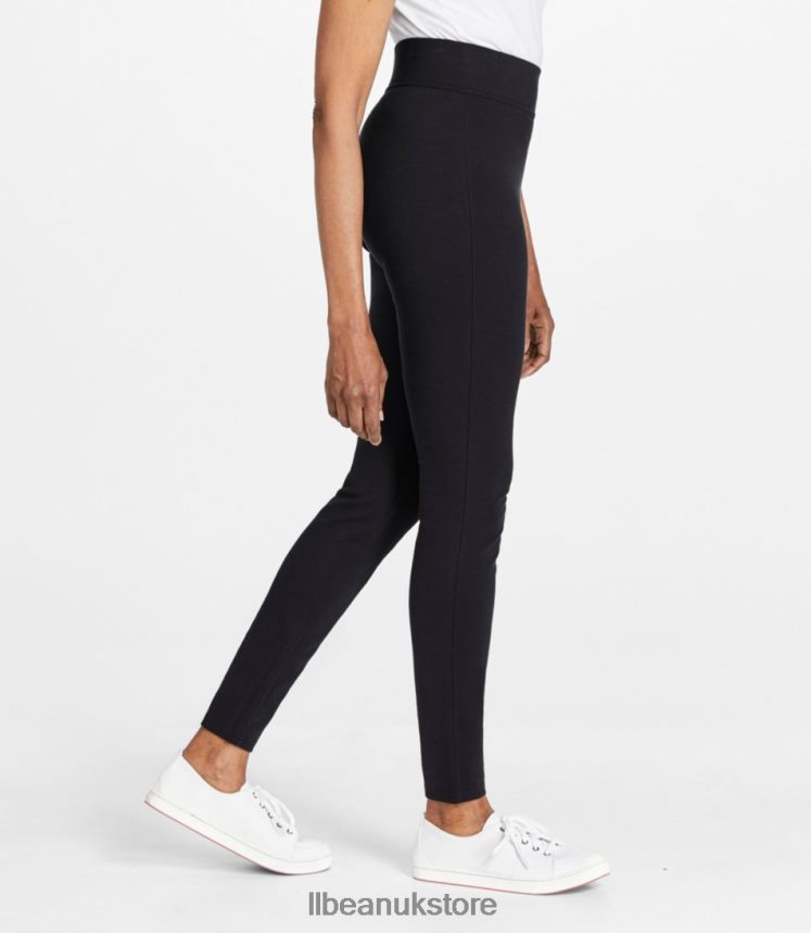 Clothing L.L.Bean Essential High-Waist Leggings Dark Black Women 0VRR663242