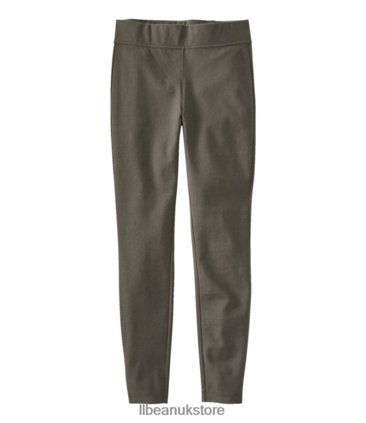 Clothing L.L.Bean Essential High-Waist Leggings Dark Taupe Women 0VRR665862