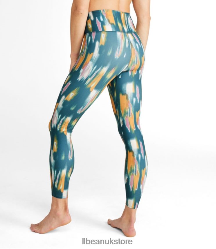 Clothing L.L.Bean Everyday Performance 7/8 Leggings Carbon Navy Paintbrush Camo Women 0VRR664953