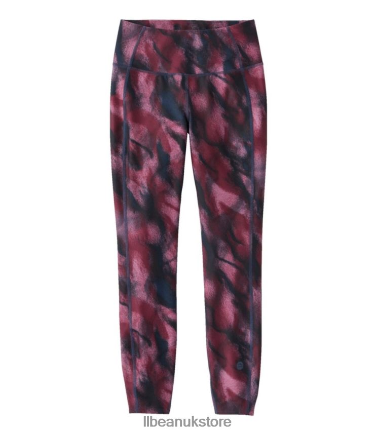 Clothing L.L.Bean Everyday Performance 7/8 Leggings Light Mauve Sand Texture Women 0VRR663409