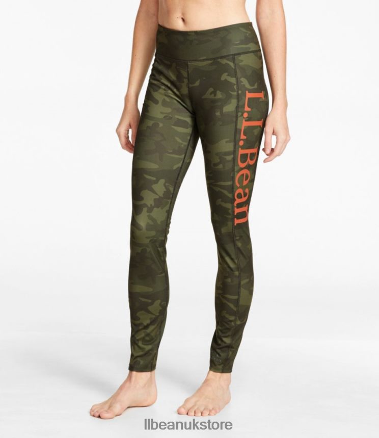 Clothing L.L.Bean Insect Shield Leggings Loden Camo Women 0VRR66499