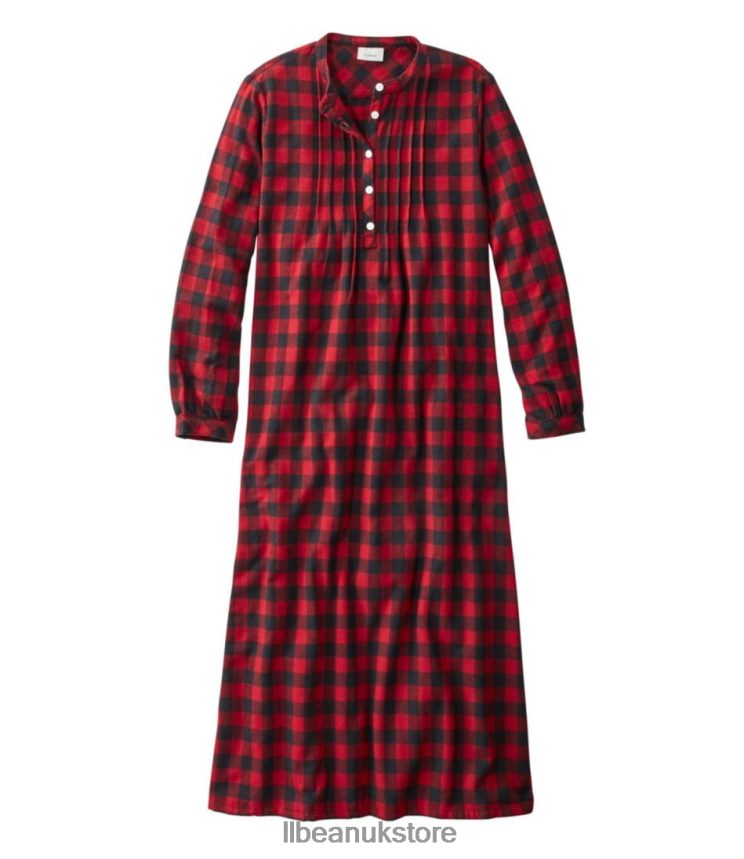 Clothing L.L.Bean Scotch Plaid Flannel Nightgown Rob Roy Women 0VRR665912