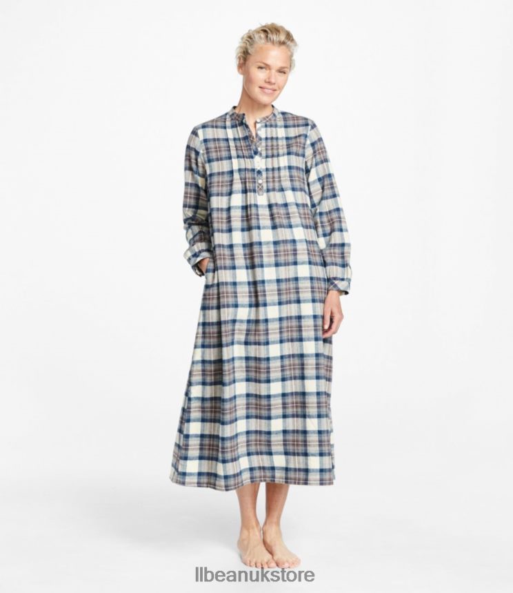 Clothing L.L.Bean Scotch Plaid Flannel Nightgown Rob Roy Women 0VRR665912