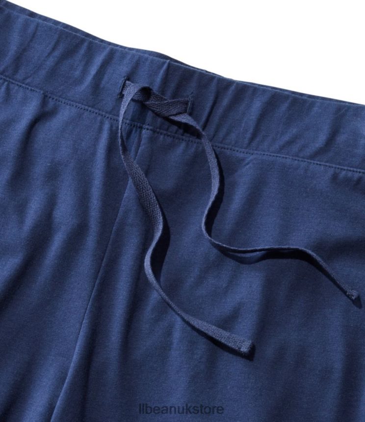 Clothing L.L.Bean Super-Soft Shrink-Free Pajama Set Bright Navy Women 0VRR664856