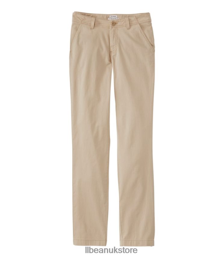 Clothing L.L.Bean Lakewashed Chino Pants Boulder Women 0VRR66267