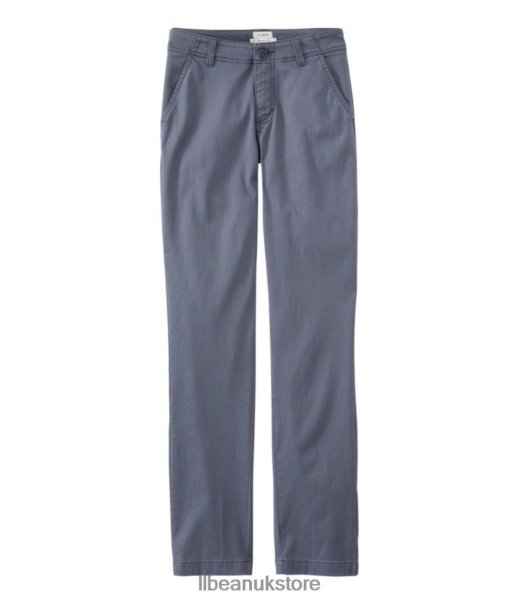 Clothing L.L.Bean Lakewashed Chino Pants Indigo Slate Women 0VRR664761