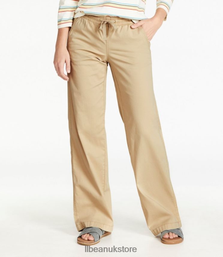 Clothing L.L.Bean Lakewashed Pull-on Chinos Muted Rose Women 0VRR663497