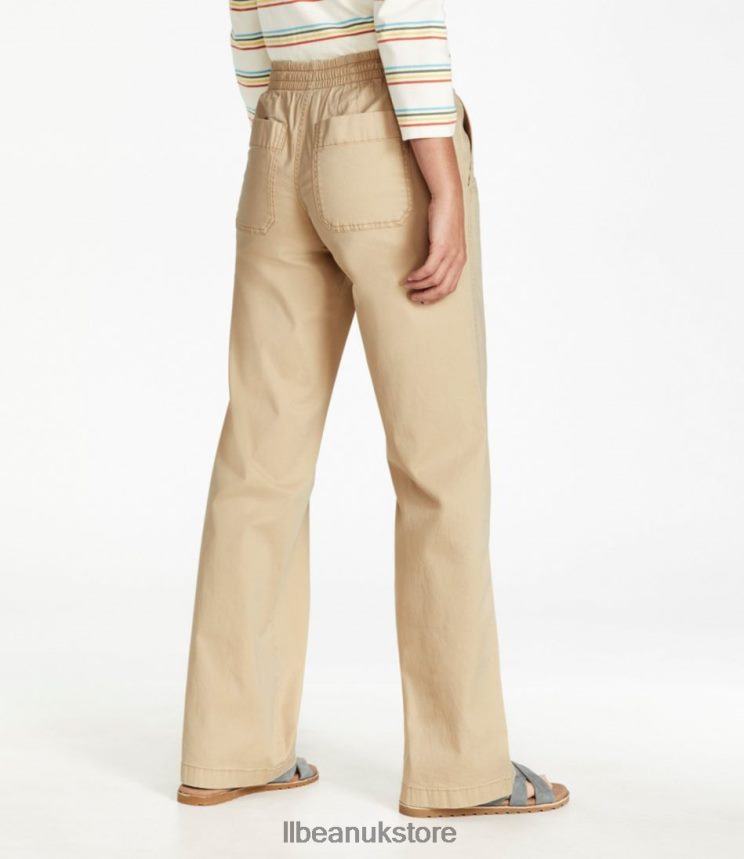 Clothing L.L.Bean Lakewashed Pull-on Chinos Muted Rose Women 0VRR663497