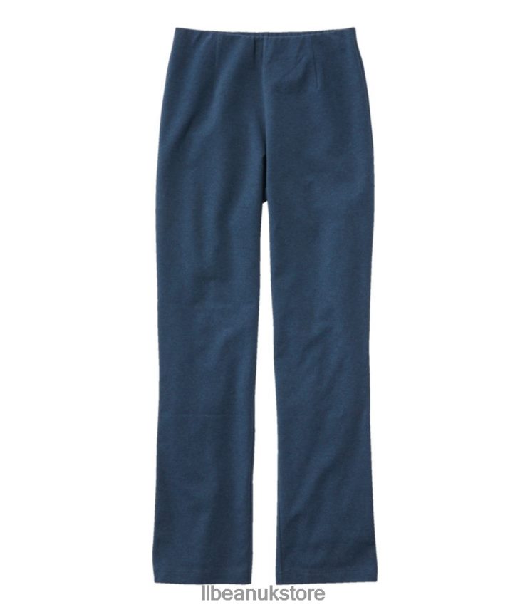 Clothing L.L.Bean Perfect Fit Pants Deep Admiral Blue Heather Women 0VRR664582
