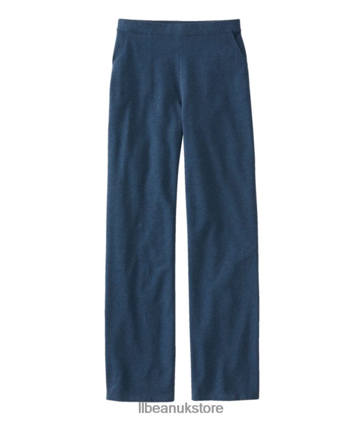 Clothing L.L.Bean Perfect Fit Pants Deep Admiral Blue Heather Women 0VRR665644