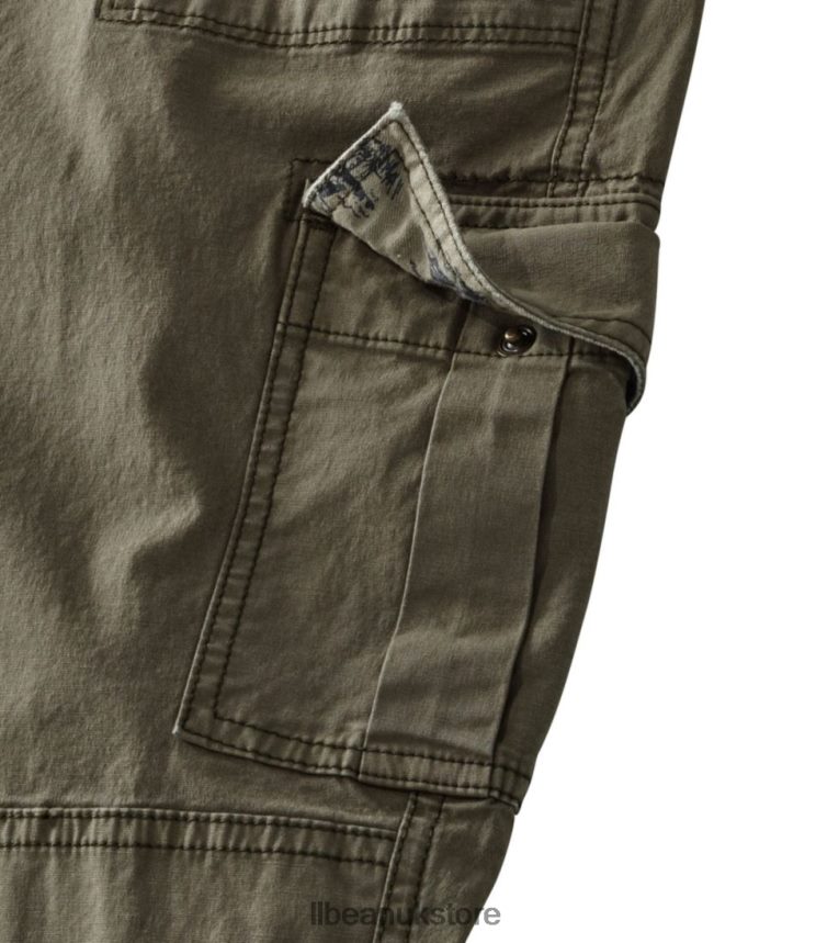 Clothing L.L.Bean Stretch Canvas Cargo Pants Granite Women 0VRR663012